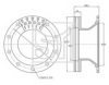 ST-TEMPLIN 03.110.0750.201 Brake Disc